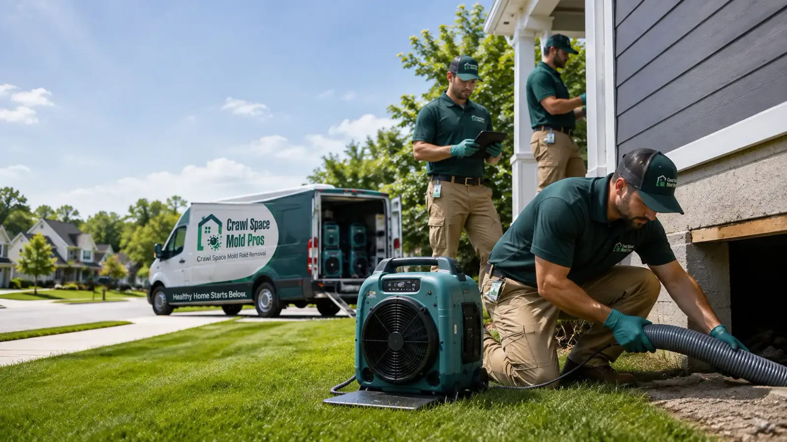 Crawl Space Mold Removal in Long Branch, TX